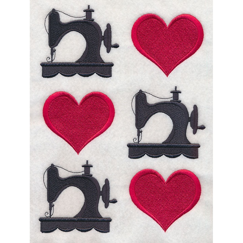 We Heart Sewing Collage|9.49″ x 6.9″ / 241.1mm x 175.3mm|7.81″ x 5.68″ / 198.28mm x 144.14mm|6.67″ x 4.85″ / 169.53mm x 123.22mm|All Sizes