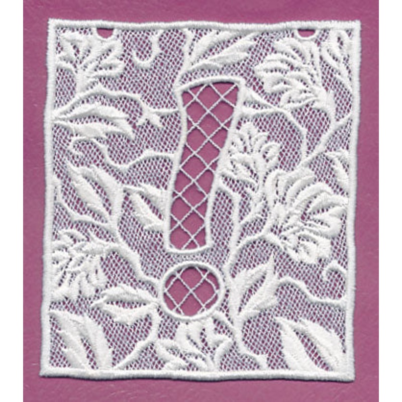 Bunting Exclamation Point (Lace)