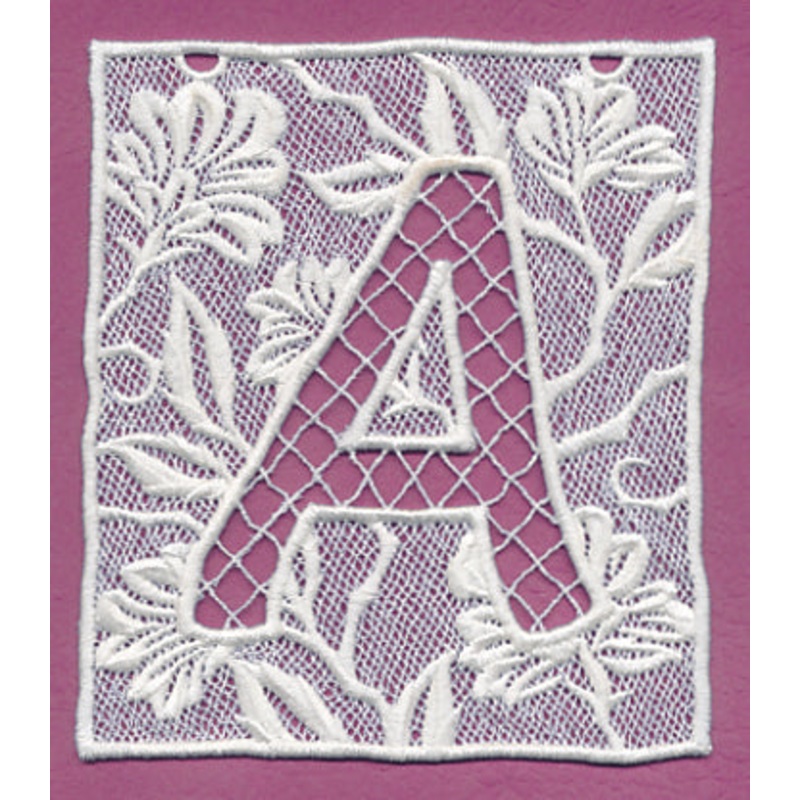 Bunting Letter A (Lace)|5.67″ x 4.87″ / 144.1mm x 123.78mm|3.9″ x 3.35″ / 99.13mm x 85.17mm|All Sizes