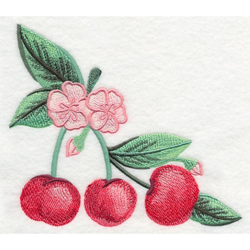 Cherry Blossoms Corner in Watercolor