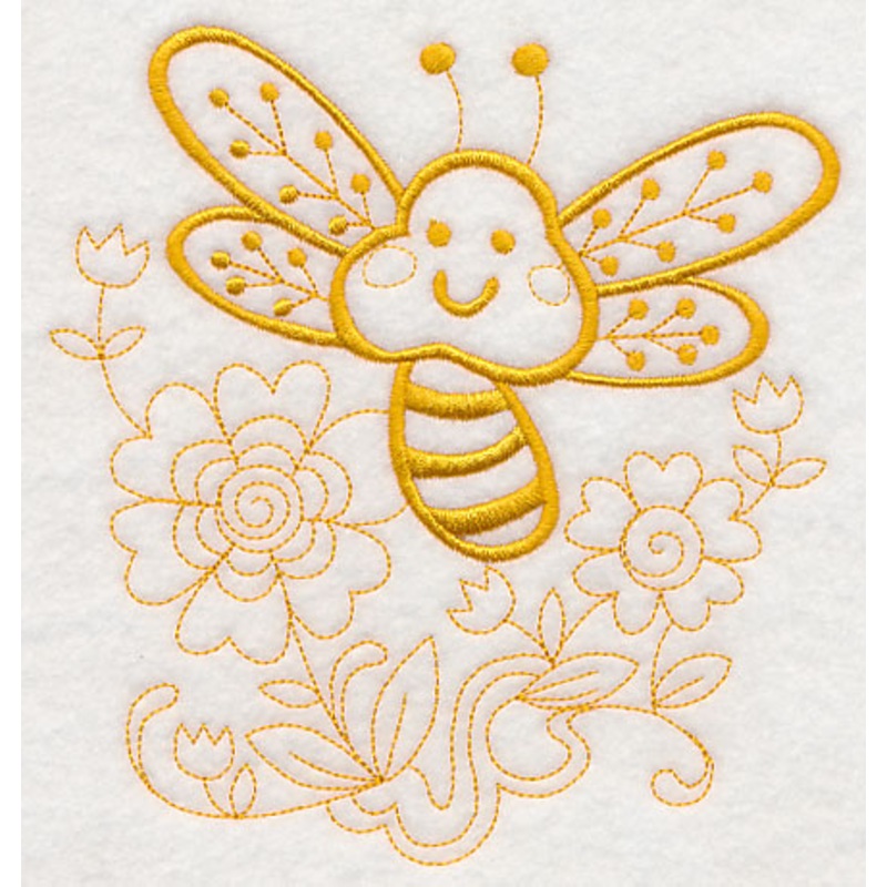 Doodle Bumblebee|6.27″ x 5.86″ / 159.17mm x 148.76mm|5.2″ x 4.86″ / 132.01mm x 123.37mm|3.86″ x 3.6″ / 97.94mm x 91.53mm|3.01″ x 2.81″ / 76.33mm x 71.35mm|All Sizes