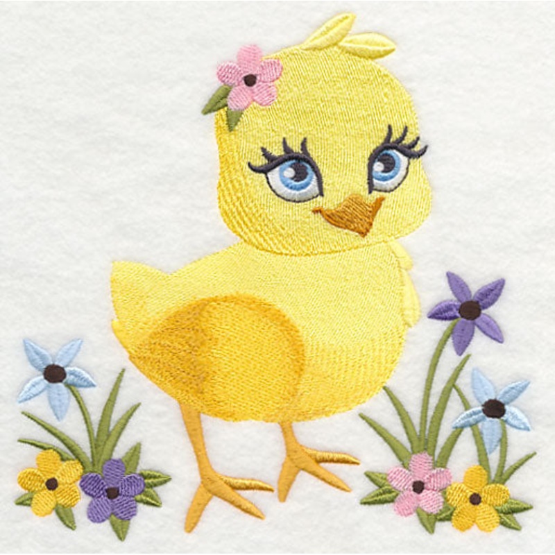Sweet Spring Chick|6.92″ x 6.81″ / 175.86mm x 172.98mm|5.92″ x 5.82″ / 150.39mm x 147.93mm|4.92″ x 4.83″ / 124.85mm x 122.81mm|3.89″ x 3.82″ / 98.69mm x 97.07mm|All Sizes