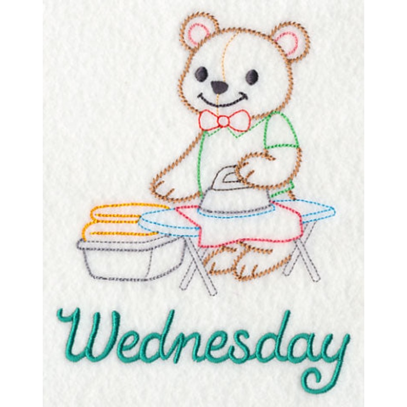 Teddy Bear Irons on Wednesday (Vintage)