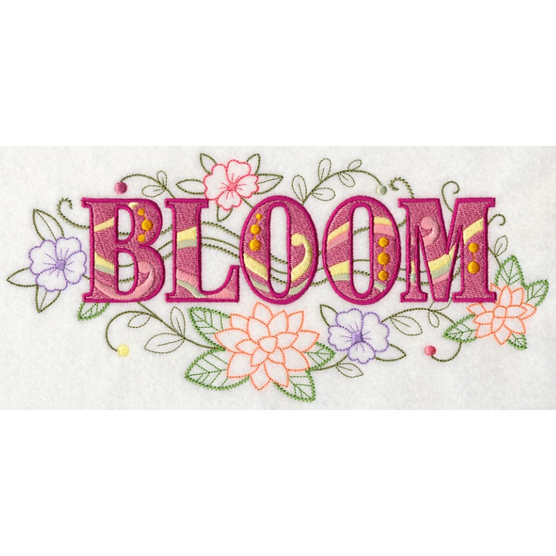 Bloom with Vintage Flower Fade