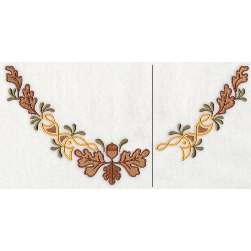 Celtic Oak Neckline (V-Neck) (Split)
