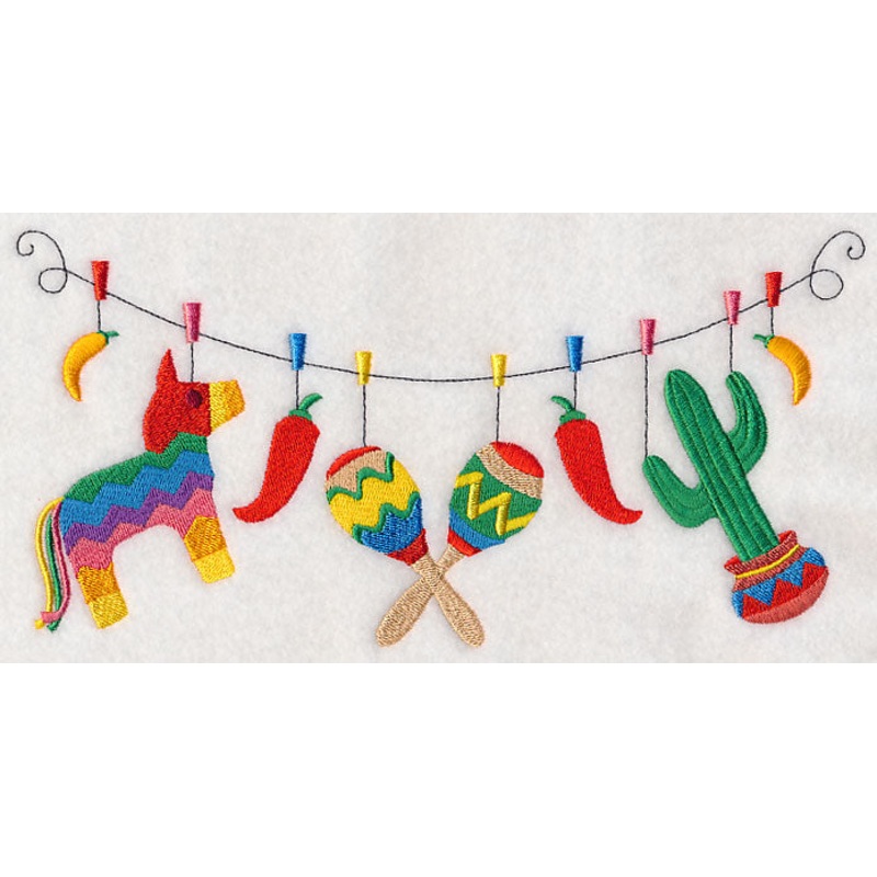 Cinco de Mayo Clothesline|4.8″ x 9.4″ / 122.02mm x 238.66mm|3.99″ x 7.8″ / 101.29mm x 198.04mm|3.5″ x 6.84″ / 89.01mm x 173.82mm|All Sizes