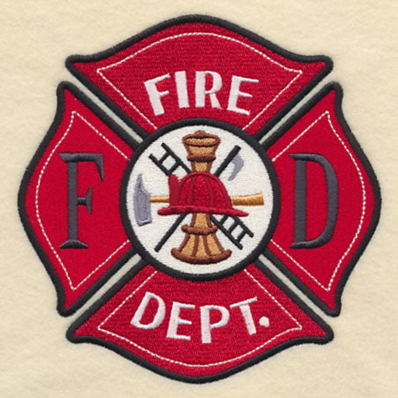 Firefighter Emblem 2|5.86″ x 5.86″ / 148.92mm x 148.92mm|4.86″ x 4.86″ / 123.51mm x 123.52mm|3.87″ x 3.87″ / 98.34mm x 98.34mm|All Sizes
