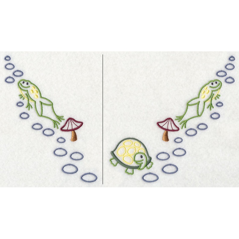 Frog and Turtle Neckline (V-Neck) (Split)