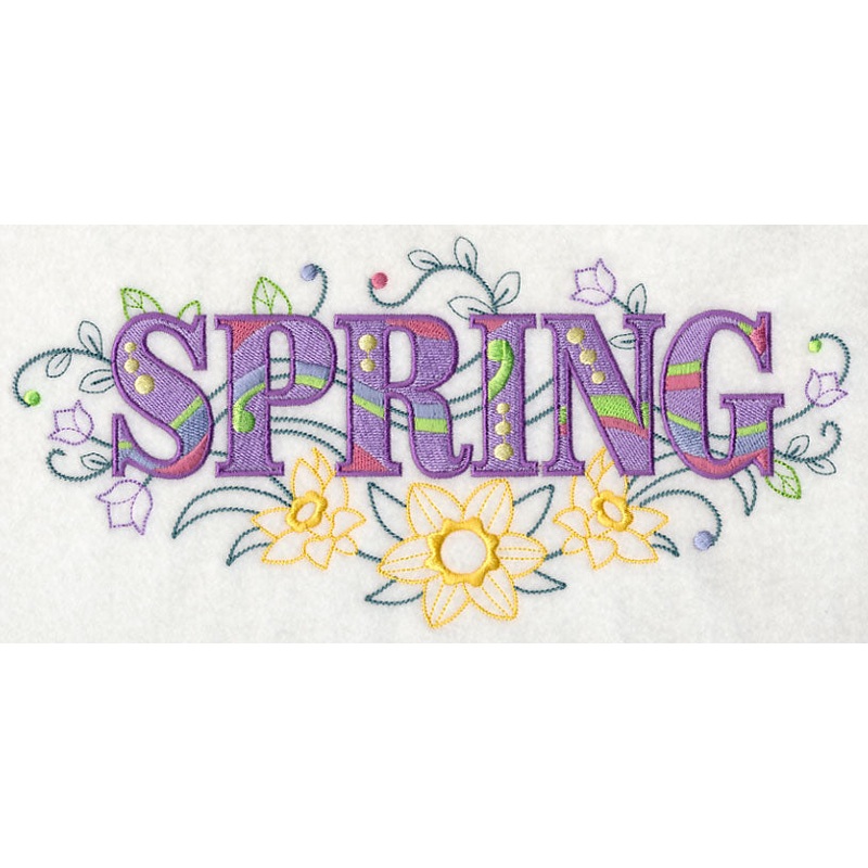 Spring with Vintage Flower Fade
