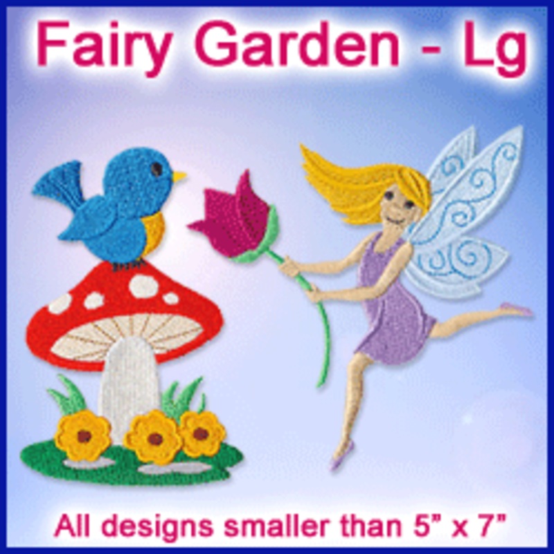 A Fairy Garden Design Pack|4.66″ x 4.62″ / 118.36mm x 117.35mm|3.87″ x 3.85″ / 98.3mm x 97.79mm|3.02″ x 3.04″ / 76.71mm x 77.22mm|All Sizes
