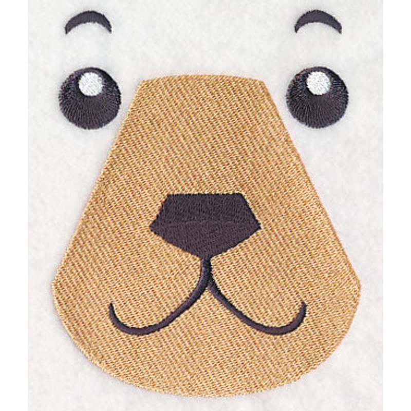 Barry Bear Face (Smiling)|5.01″ x 4.02″ / 127.23mm x 102.18mm|3.9″ x 3.13″ / 99.03mm x 79.55mm|3.01″ x 2.42″ / 76.43mm x 61.39mm|2″ x 1.61″ / 50.89mm x 41mm|All Sizes
