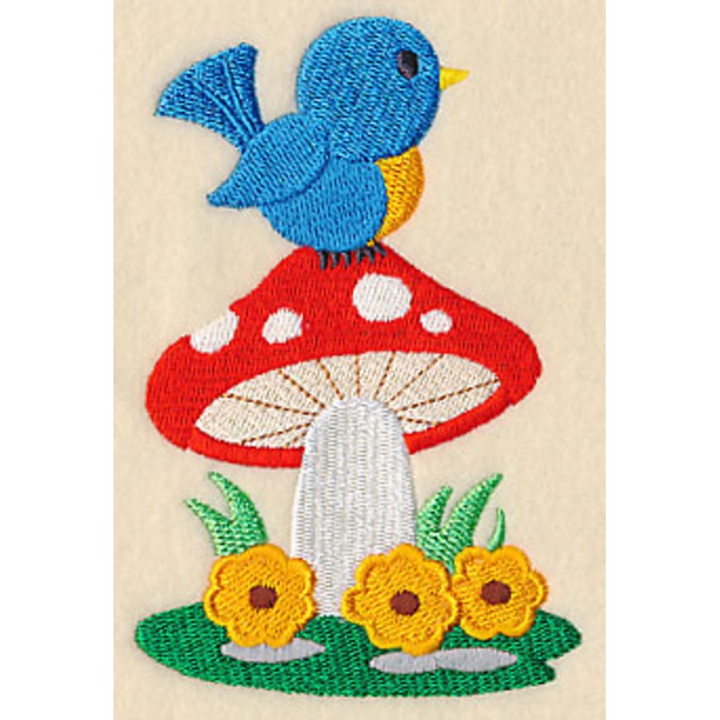 Bluebird on Toadstool|4.51″ x 2.99″ / 114.68mm x 75.93mm|3.76″ x 2.5″ / 95.58mm x 63.37mm|3″ x 1.99″ / 76.22mm x 50.55mm|All Sizes