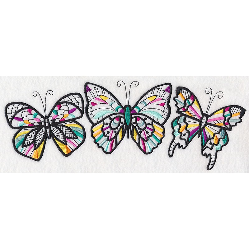 Butterfly Kaleidoscope (Blackwork)