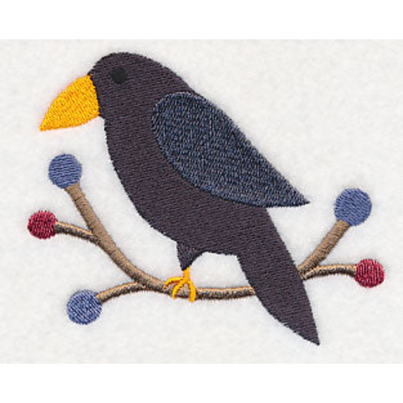 Country Crow|3.22″ x 3.85″ / 81.69mm x 97.84mm