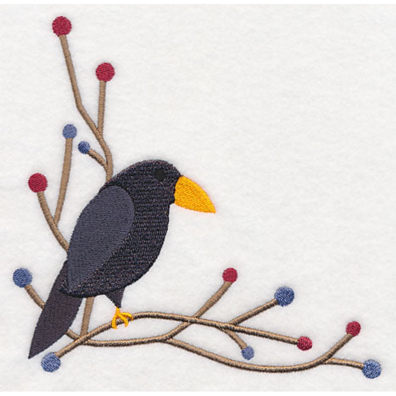 Country Crow Corner|5.86″ x 6.18″ / 148.76mm x 157.09mm|4.86″ x 5.13″ / 123.35mm x 130.27mm|3.66″ x 3.86″ / 92.85mm x 98.06mm|All Sizes