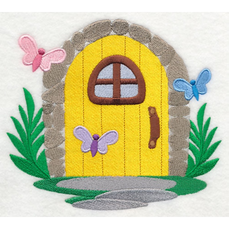 Fairy Door with Butterflies|5.86″ x 6.67″ / 148.86mm x 169.52mm|4.86″ x 5.54″ / 123.47mm x 140.6mm|3.39″ x 3.86″ / 86.18mm x 98.13mm|All Sizes