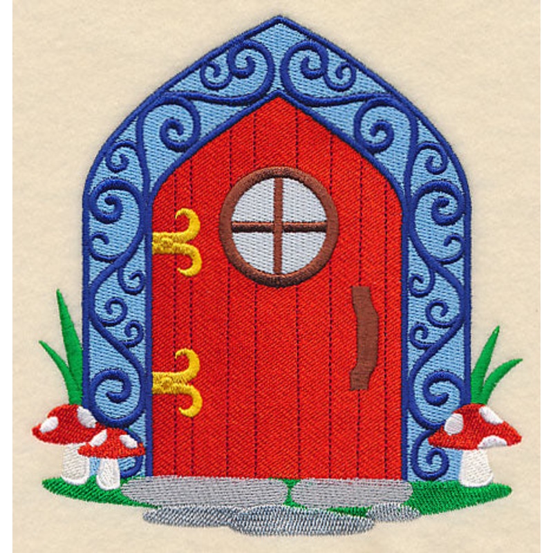 Fairy Door with Toadstools|6.17″ x 5.86″ / 156.74mm x 148.75mm|5.12″ x 4.86″ / 130mm x 123.36mm|3.87″ x 3.67″ / 98.23mm x 93.15mm|All Sizes