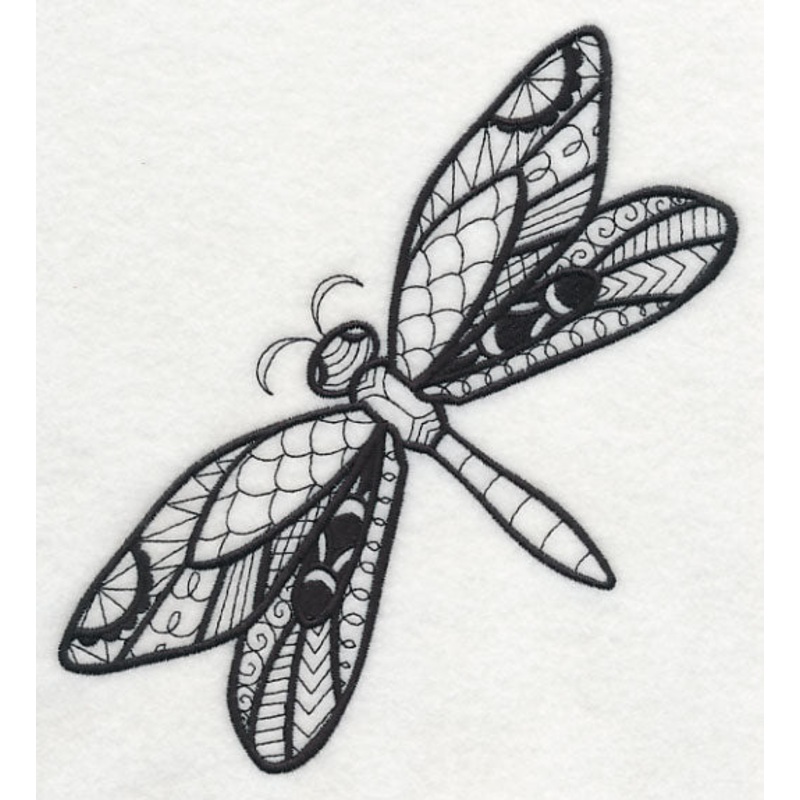 Flight of the Dragonfly (Blackwork)