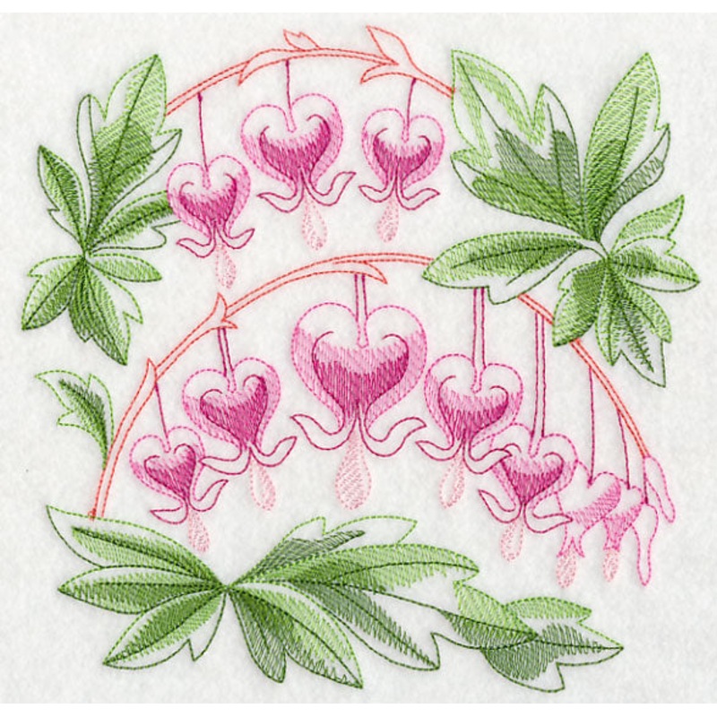 Bleeding Hearts Sketch|7.78″ x 7.8″ / 197.57mm x 198.1mm|6.9″ x 6.92″ / 175.21mm x 175.72mm|5.85″ x 5.87″ / 148.5mm x 148.98mm|4.85″ x 4.87″ / 123.23mm x 123.62mm|3.84″ x 3.85″ / 97.52mm x 97.78mm|All Sizes
