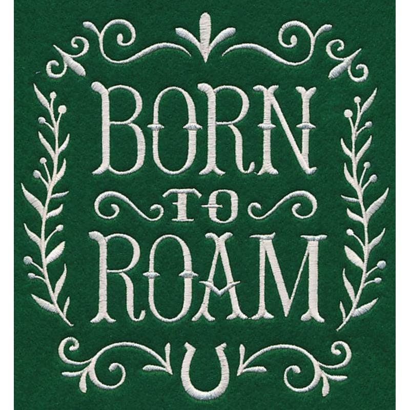 Born to Roam|7.19″ x 6.86″ / 182.54mm x 174.36mm|6.14″ x 5.86″ / 155.92mm x 148.96mm|5.09″ x 4.86″ / 129.31mm x 123.57mm|3.86″ x 3.7″ / 98.1mm x 93.88mm|All Sizes