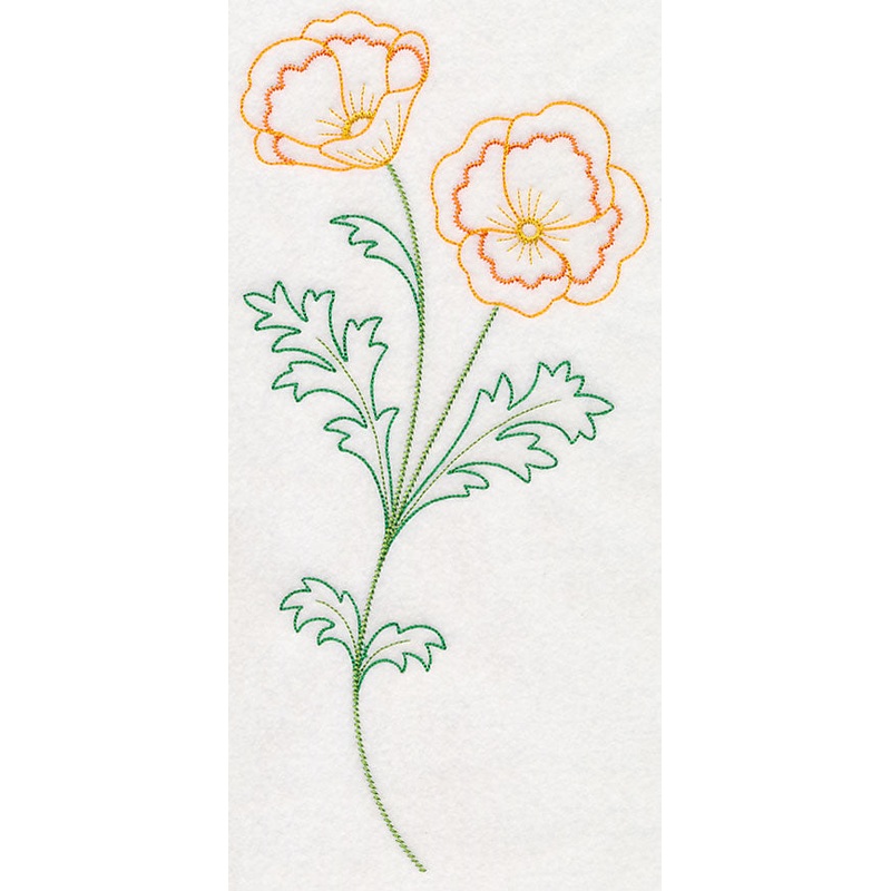 California Poppy (Vintage)|11.74″ x 5.59″ / 298.08mm x 142.1mm|9.39″ x 4.48″ / 238.42mm x 113.67mm|7.79″ x 3.71″ / 197.79mm x 94.27mm|6.85″ x 3.27″ / 174.11mm x 83.02mm|All Sizes