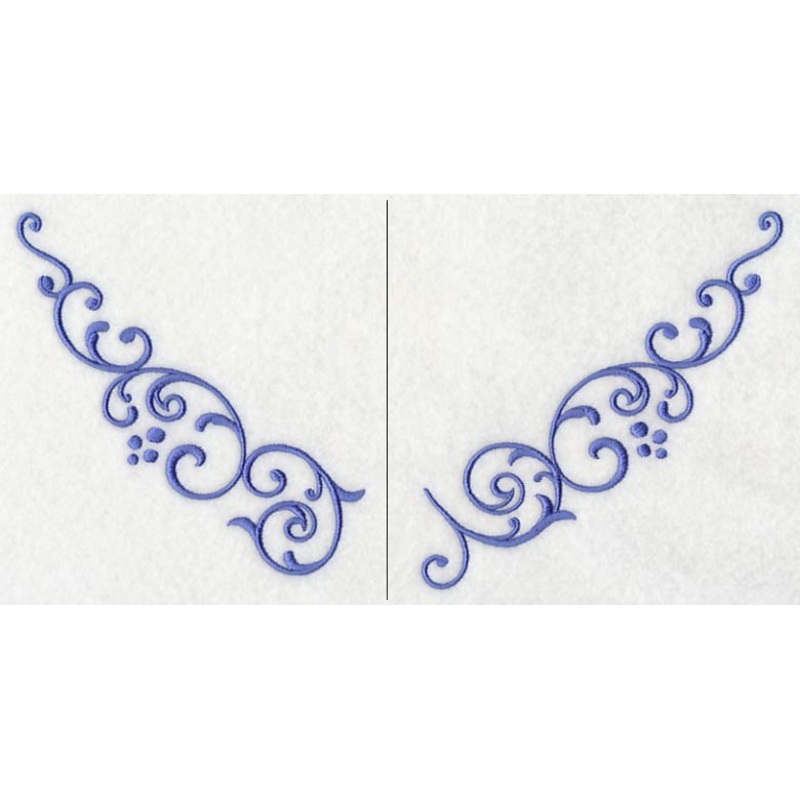 Flirty Filigree Neckline (V-Neck) (Split)