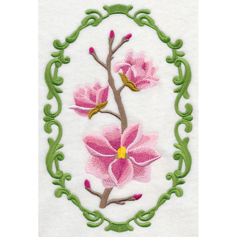Flower Cameo – Magnolia|10.42″ x 6.9″ / 264.75mm x 175.35mm|8.84″ x 5.85″ / 224.51mm x 148.69mm|7.81″ x 5.17″ / 198.38mm x 131.4mm|6.87″ x 4.55″ / 174.47mm x 115.57mm|3.86″ x 2.56″ / 98mm x 65.05mm|All Sizes