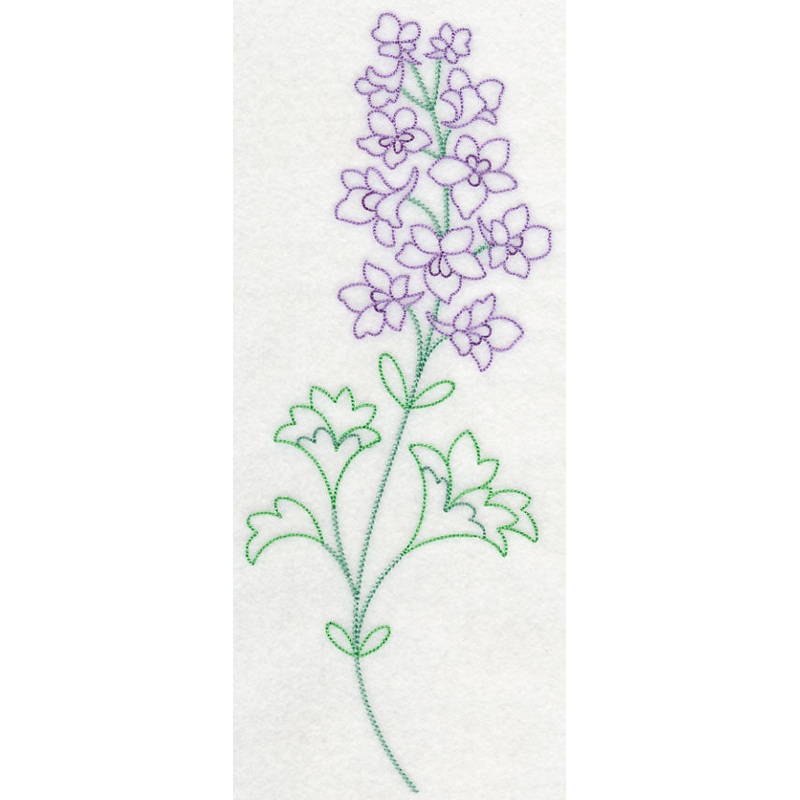 Foothill Larkspur (Vintage)|11.75″ x 4.91″ / 298.37mm x 124.8mm|9.4″ x 3.93″ / 238.64mm x 99.87mm|7.8″ x 3.26″ / 198.03mm x 82.93mm|6.85″ x 2.87″ / 174.02mm x 72.92mm|All Sizes