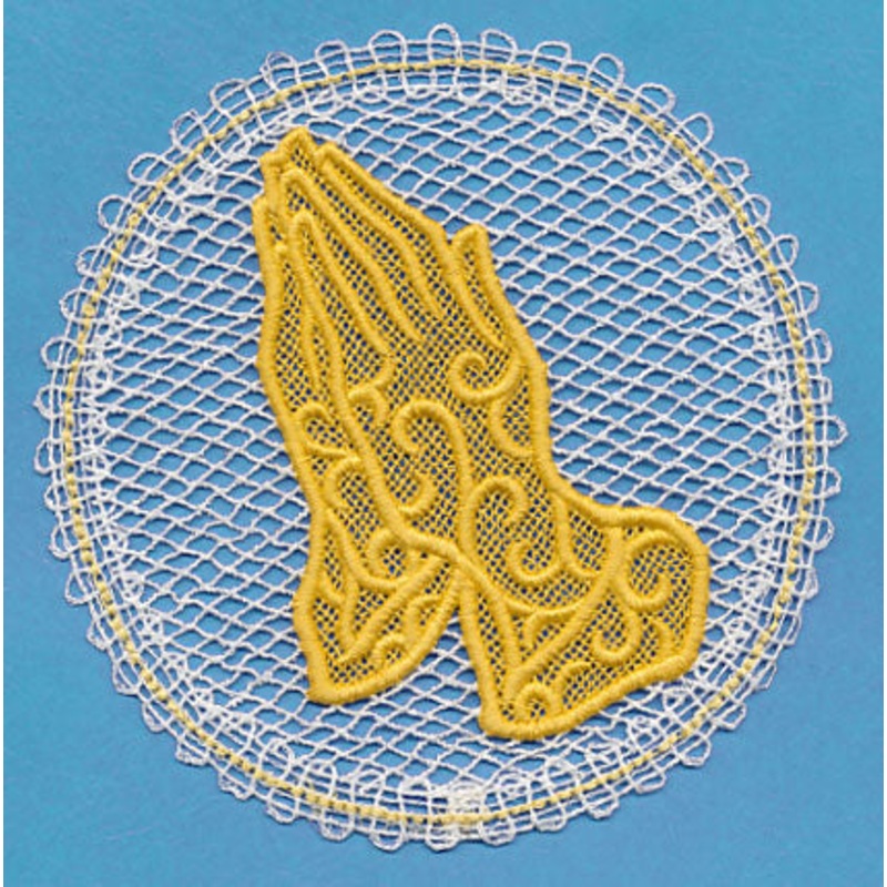 Praying Hands (Battenburg Lace)