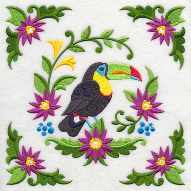 Toucan and Flower Frame|7.78″ x 7.76″ / 197.57mm x 197mm|6.9″ x 6.88″ / 175.17mm x 174.68mm|5.85″ x 5.84″ / 148.66mm x 148.22mm|4.85″ x 4.84″ / 123.23mm x 122.85mm|3.89″ x 3.81″ / 98.76mm x 96.71mm|All Sizes