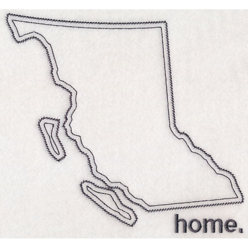 British Columbia Outline (Vintage)