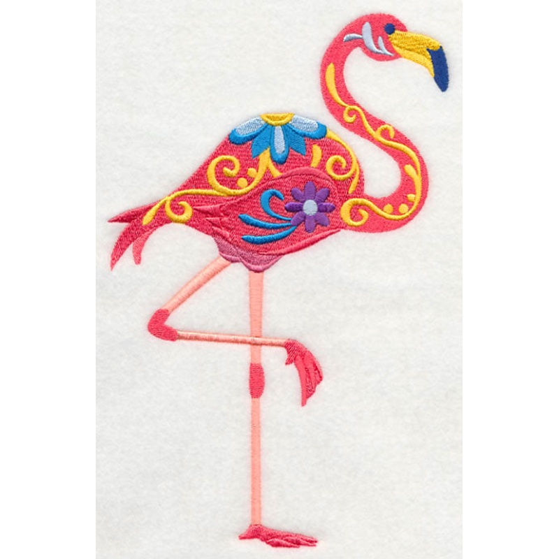 Flower Power Flamingo|9.19″ x 5.85″ / 233.46mm x 148.7mm|6.86″ x 4.37″ / 174.23mm x 110.97mm|3.86″ x 2.45″ / 98.16mm x 62.27mm|All Sizes