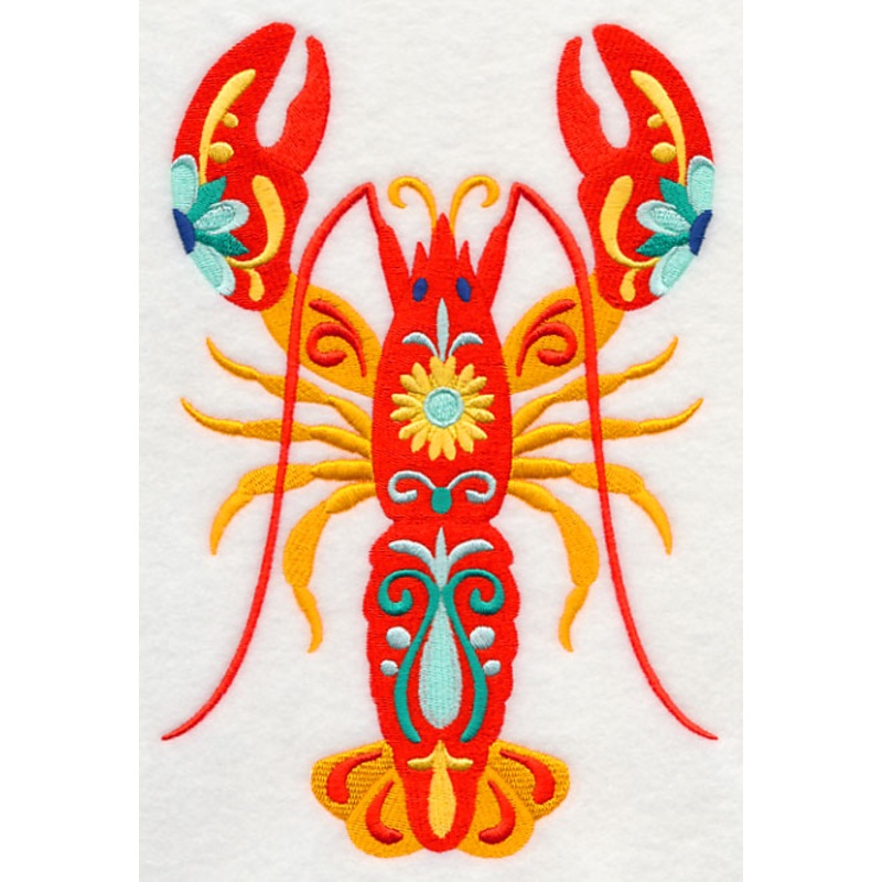 Flower Power Lobster|8.72″ x 5.85″ / 221.48mm x 148.7mm|6.85″ x 4.6″ / 173.92mm x 116.79mm|3.85″ x 2.59″ / 97.78mm x 65.68mm|All Sizes