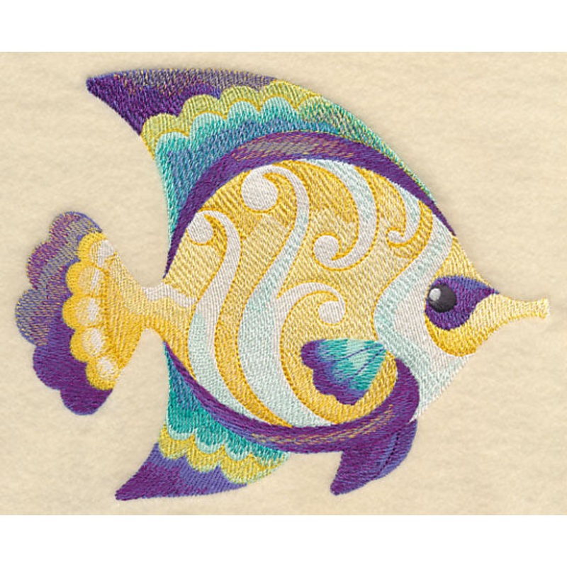 Tropical Fish in Watercolor|5.86″ x 7.19″ / 148.77mm x 182.64mm|4.84″ x 5.94″ / 123mm x 150.98mm|3.15″ x 3.86″ / 79.98mm x 98.14mm|All Sizes
