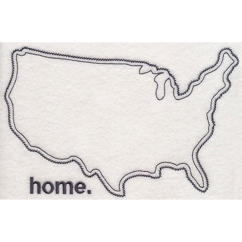 United States of America Outline (Vintage)