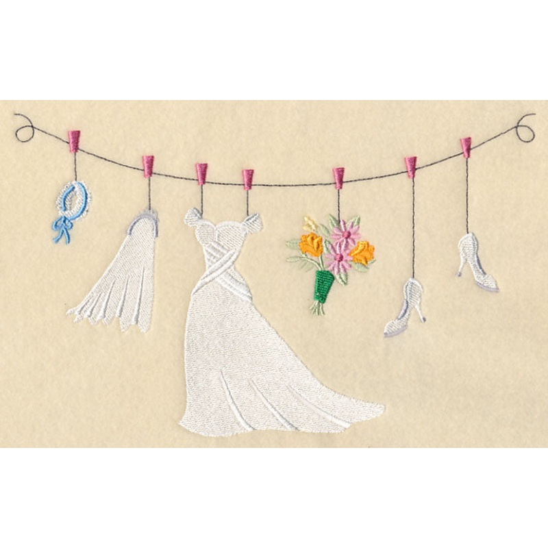 Wedding Clothesline – Bride|5.86″ x 9.4″ / 148.84mm x 238.76mm|5.52″ x 7.8″ / 140.22mm x 198.12mm|4.85″ x 6.85″ / 123.14mm x 173.99mm|All Sizes