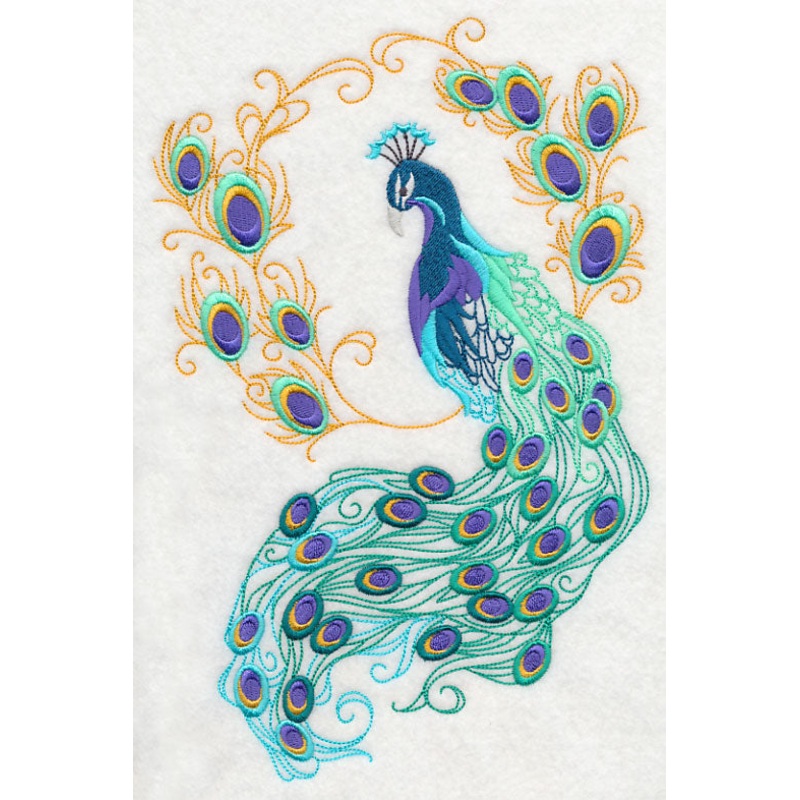 Avian Elegance – Peacock|10.36″ x 6.9″ / 263.14mm x 175.26mm|8.78″ x 5.85″ / 223.13mm x 148.59mm|7.81″ x 5.2″ / 198.4mm x 132.09mm|6.86″ x 4.57″ / 174.26mm x 116mm|All Sizes