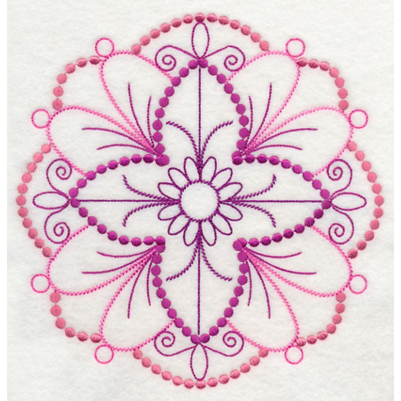 Beautiful Medallion Circle (Candlewicking)