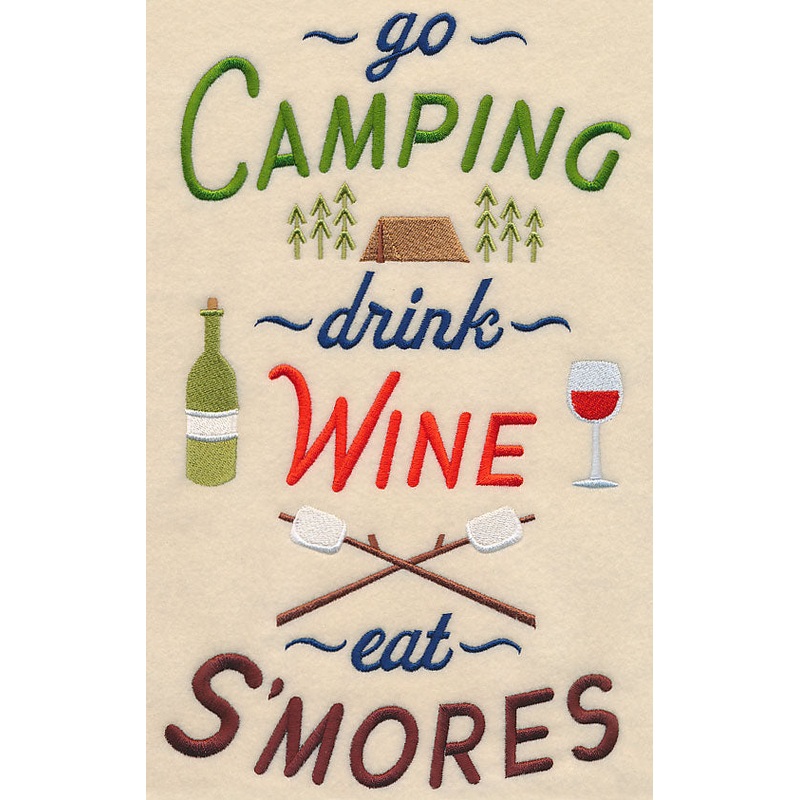 Camping Wine S’mores|11.48″ x 6.85″ / 291.59mm x 173.99mm|9.41″ x 5.62″ / 239.01mm x 142.75mm|7.81″ x 4.66″ / 198.37mm x 118.36mm|6.86″ x 4.09″ / 174.24mm x 103.89mm|All Sizes