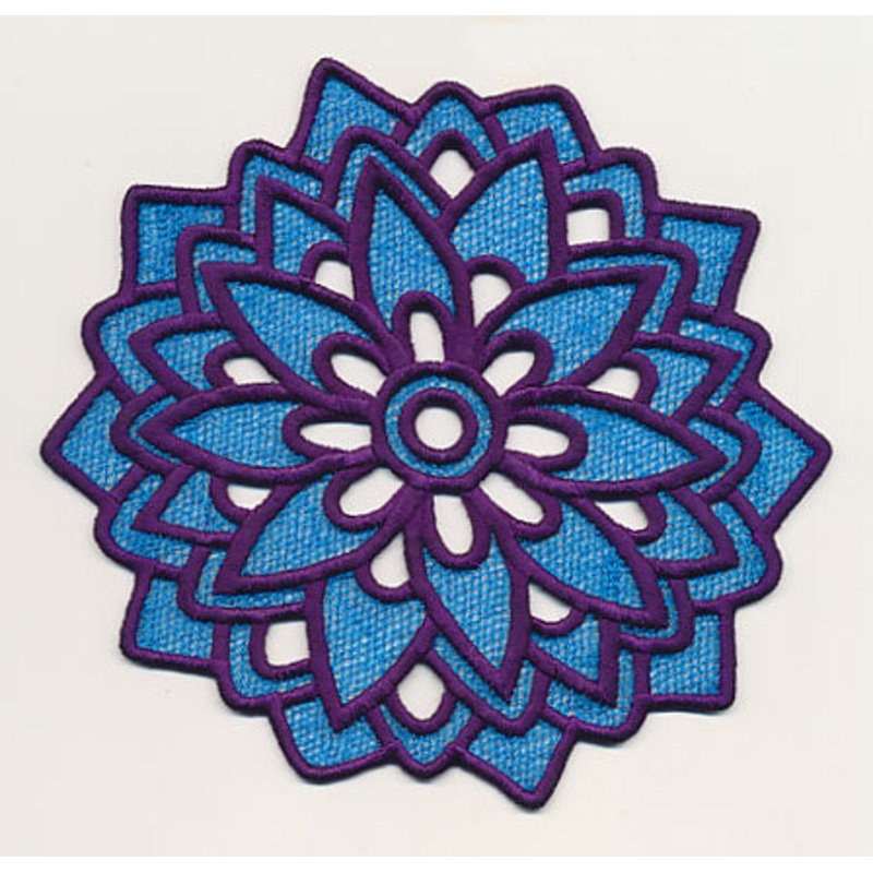 Dahlia (Lace)|5.93″ x 5.87″ / 150.59mm x 149.03mm|4.9″ x 4.85″ / 124.54mm x 123.26mm|3.89″ x 3.84″ / 98.69mm x 97.64mm|All Sizes