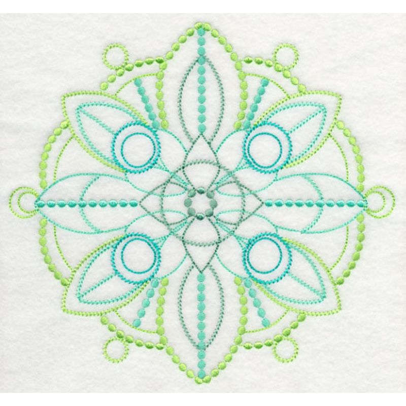 Exquisite Medallion Circle (Candlewicking