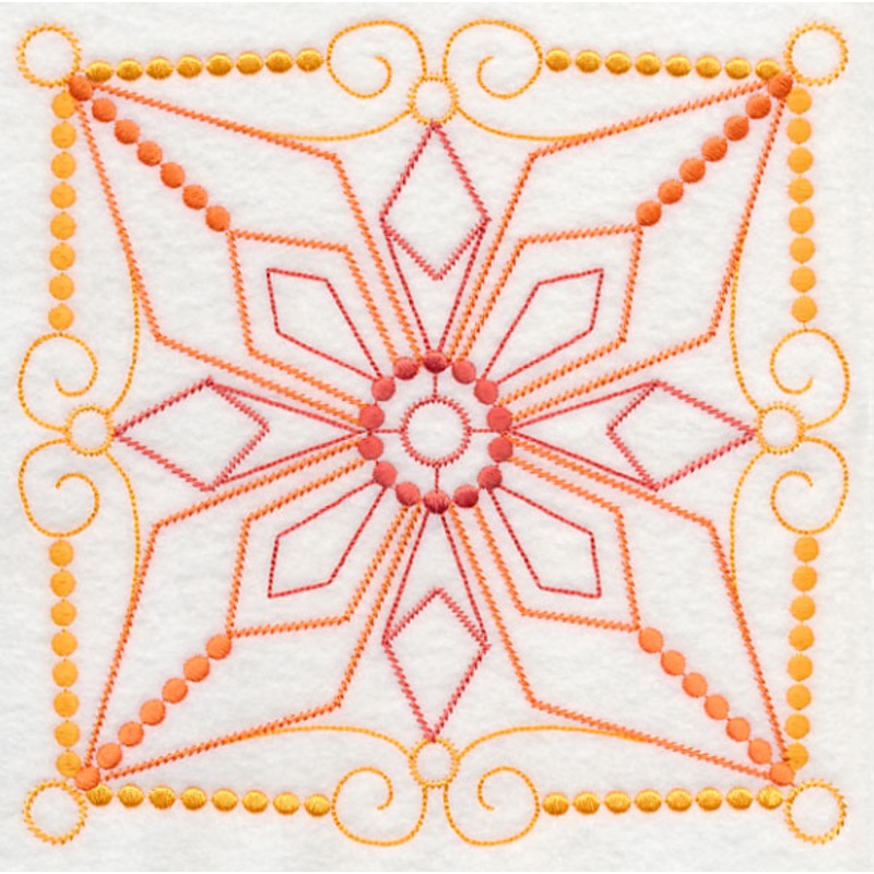 Magical Medallion Square (Candlewicking)