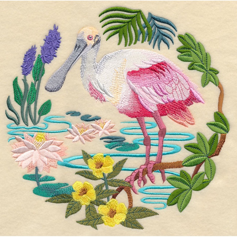 Spoonbill Scene|8.59″ x 8.67″ / 218.15mm x 220.17mm|7.72″ x 7.79″ / 196.05mm x 197.87mm|6.9″ x 6.97″ / 175.36mm x 176.97mm|5.86″ x 5.91″ / 148.85mm x 150.2mm|4.86″ x 4.9″ / 123.44mm x 124.56mm|All Sizes