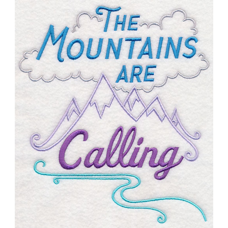 The Mountains Are Calling|7.82″ x 6.84″ / 198.51mm x 173.63mm|6.7″ x 5.86″ / 170.3mm x 148.97mm|5.54″ x 4.84″ / 140.66mm x 123.04mm|3.9″ x 3.38″ / 98.98mm x 85.8mm|All Sizes
