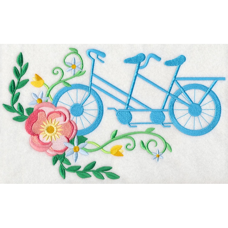 Tour de Fleur – Tandem|6.86″ x 11.47″ / 174.33mm x 291.3mm|5.63″ x 9.41″ / 143.03mm x 238.93mm|4.67″ x 7.81″ / 118.73mm x 198.29mm|4.11″ x 6.86″ / 104.31mm x 174.16mm|All Sizes