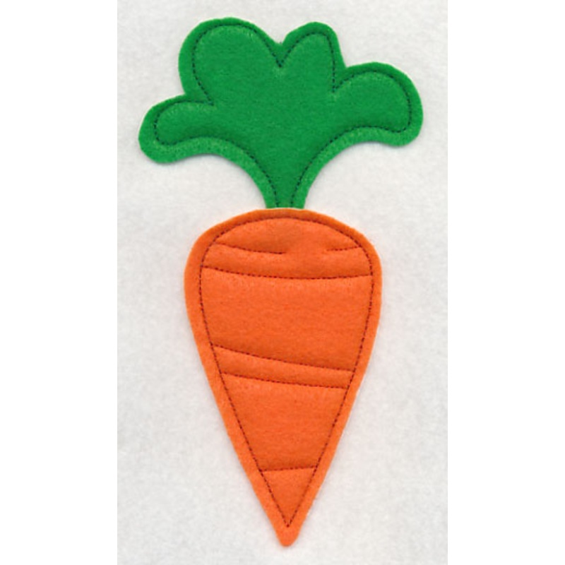 Carrot (Crafty Cut Applique)|6.68″ x 3.31″ / 169.62mm x 83.95mm|3.67″ x 1.78″ / 93.26mm x 45.29mm|All Sizes