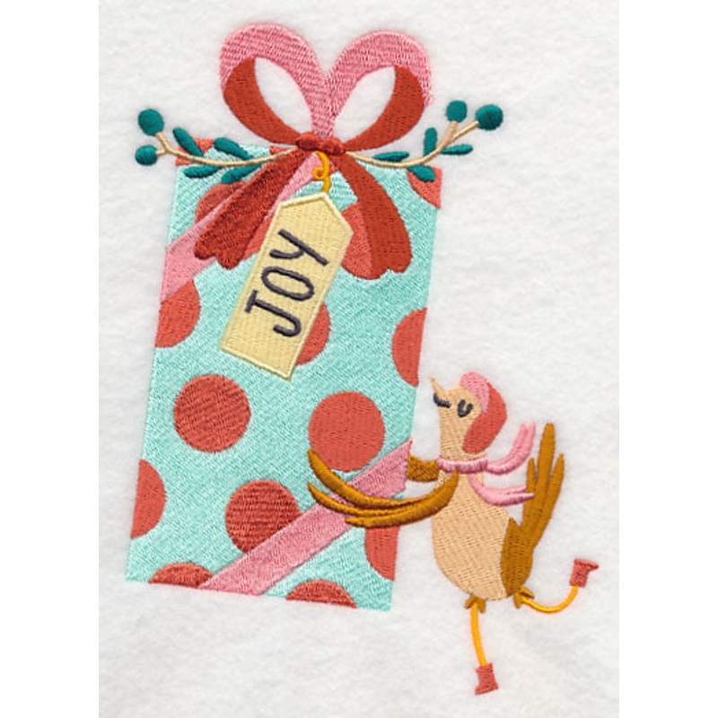 Christmas Gift and Birdie|6.86″ x 4.84″ / 174.29mm x 122.96mm|3.87″ x 2.73″ / 98.23mm x 69.22mm|All Sizes
