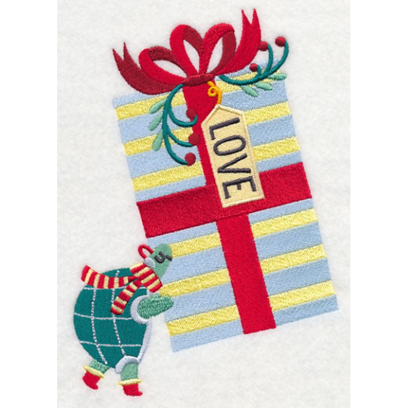 Christmas Gift and Turtle|6.84″ x 4.86″ / 173.86mm x 123.43mm|3.85″ x 2.74″ / 97.79mm x 69.49mm|All Sizes