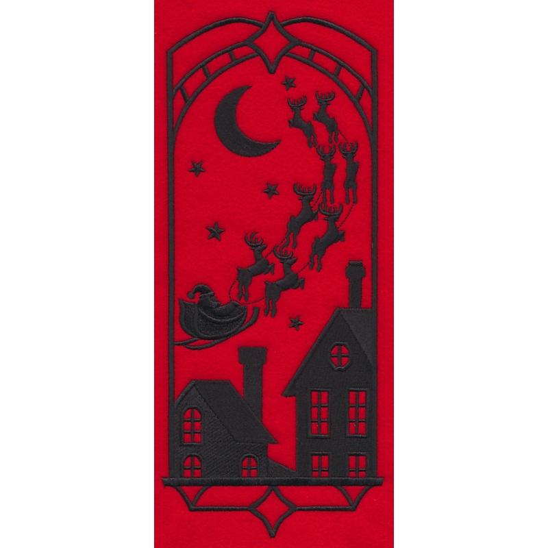 Christmas Silhouette – Santa’s Flight