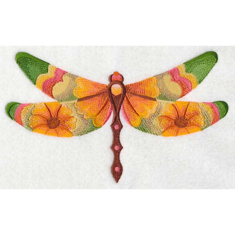 Cosmos Dragonfly in Watercolor